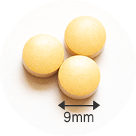 タブレット直径9mm