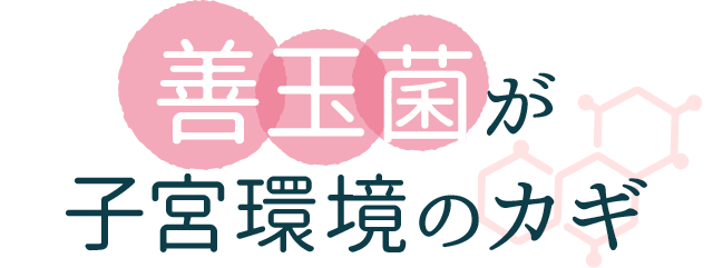 善玉菌が子宮環境のカギ