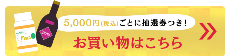 5,000円(税込)ごとに抽選券つき！お買い物はこちら