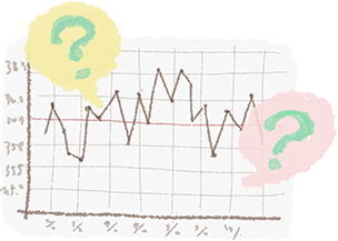 ホルモンバランスのお悩みイメージイラスト