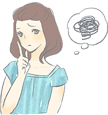 低温期のお悩みイメージイラスト