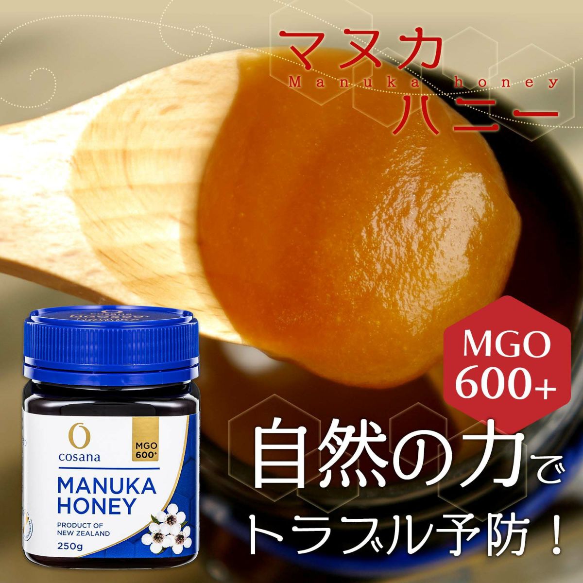 マヌカハニー MGO550+ 【250g】
