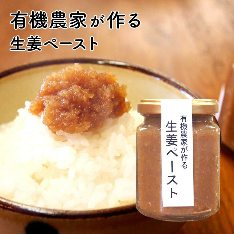 オーガニック蒸し生姜ペースト