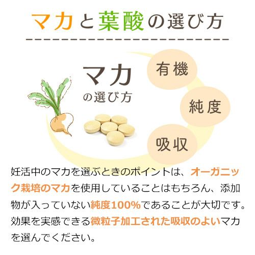 マカの選び方